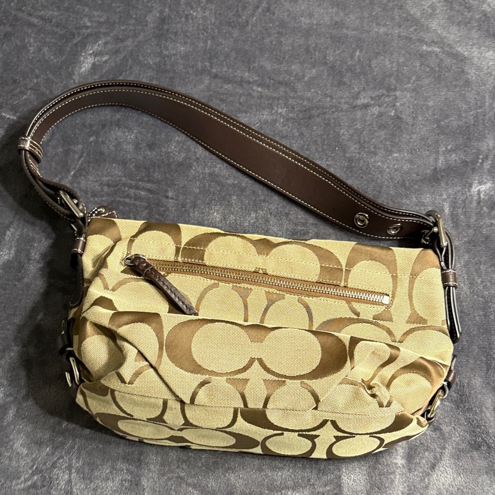 Brown and Tan Shoulder Bag - Picture 2 of 3